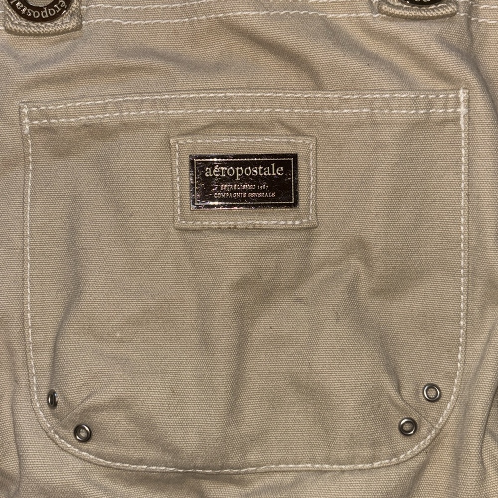 Aeropostale Vintage Canvas Tote Bag, 16ā x 14ā - Picture 3 of 16